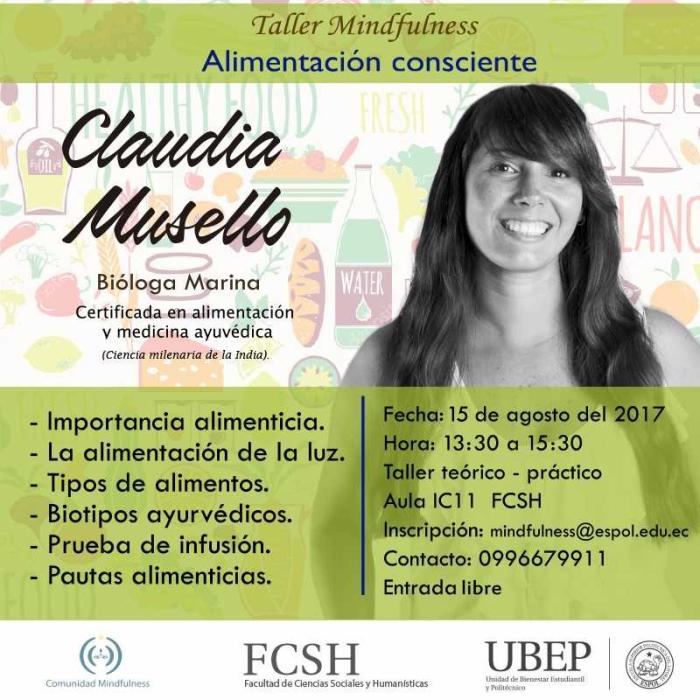 Taller Mindfulness: Alimentación Consciente 