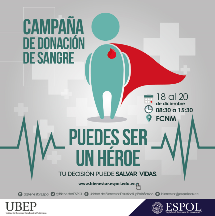 Campaña de donación voluntaria de sangre