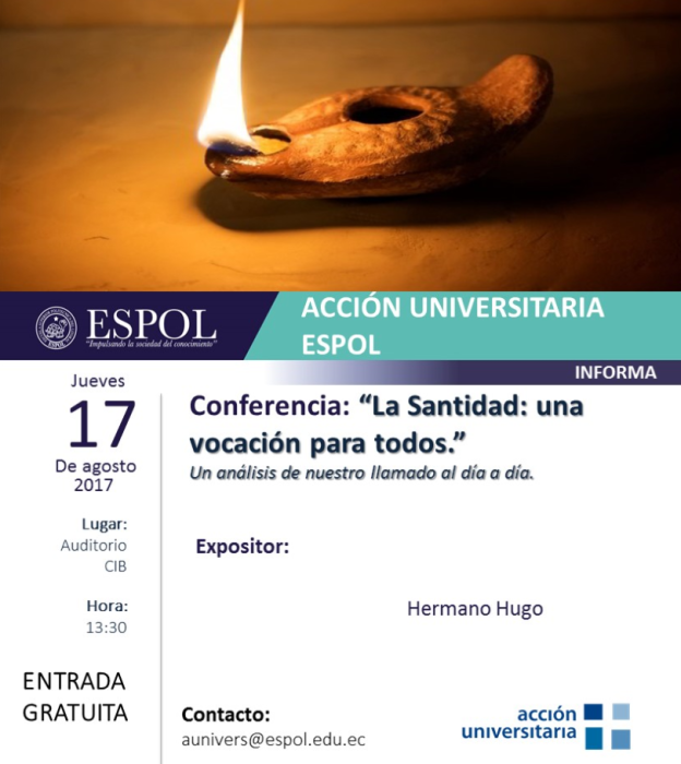 Conferencia: La Santidad, una vocación para todos