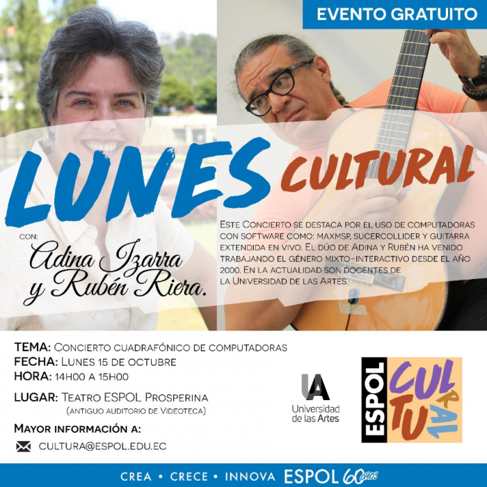 Lunes Cultura con Adina Yzarra y Rubén Riera