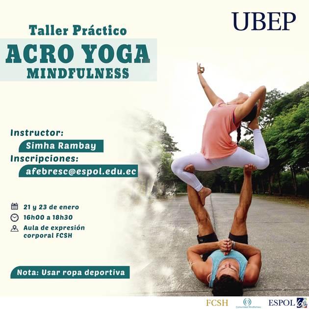 Taller práctico de acro yoga