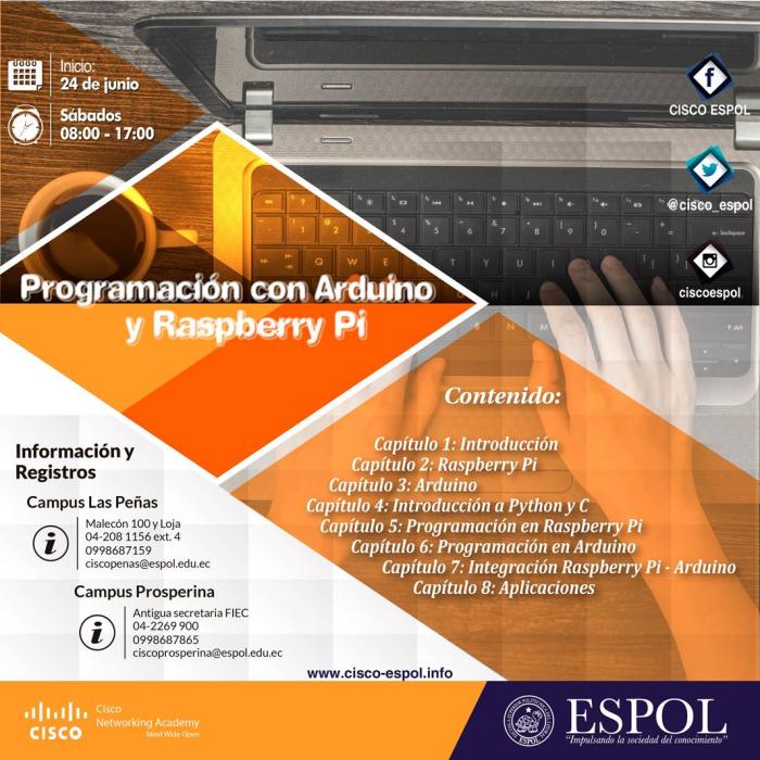 Curso: Programado con Arduino y Raspberry Pi