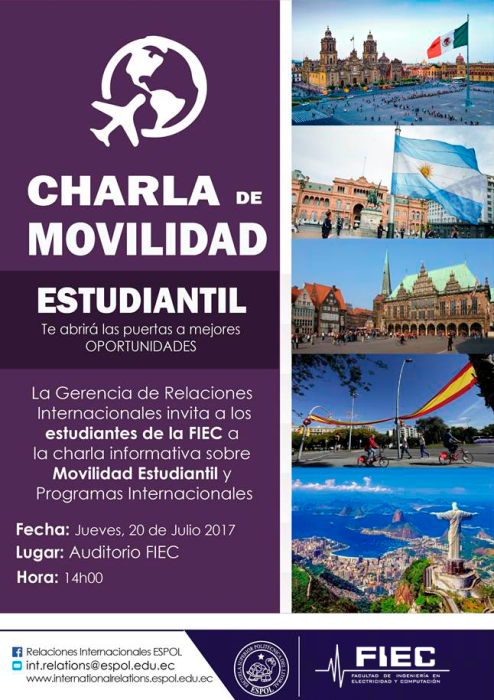 Charla de movilidad estudiantil