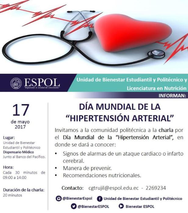 Charla por el Día Mundial de la Hipertensión Arterial