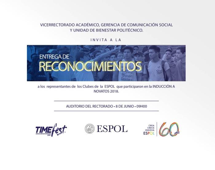 Entrega de reconocimientos