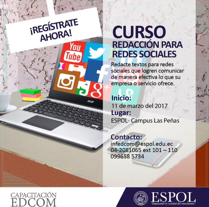 Curso Redacción para Redes Sociales