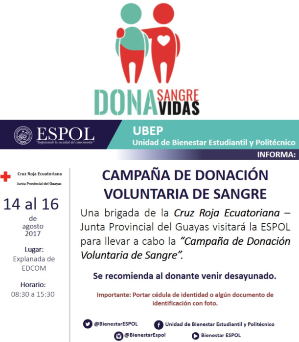 Campaña de Donación Voluntaria de Sangre