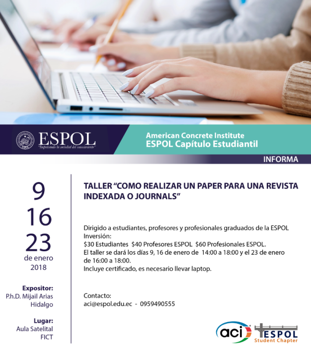 Taller: Cómo realizar un paper para una revista indexada o journals