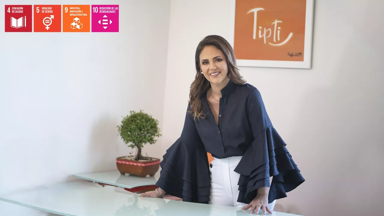 Pierangela Sierra, cofundadora y CEO de Tipti
